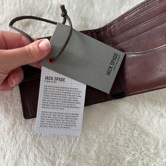 jack spade warren street tan brown wallet *PLEASE READ* - Picture 9 of 13